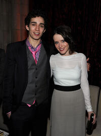 Robert Sheehan and Claire Foy at the after party of the premiere of "Season of the Witch."