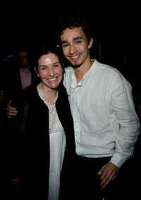 Sharleen Spiteri and Robert Sheehan at the after party of "Killing Bono" in England.