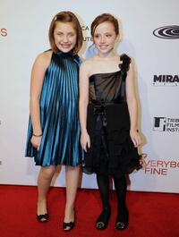 Mackenzie Milone and Lily Mo Sheen at the Tribeca Film Institute benefit screening of "Everybody's Fine."
