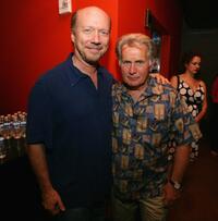 Martin Sheen and Paul Haggis at the after party for the benefit reading of "The Trial Of The Catonsville Nine".