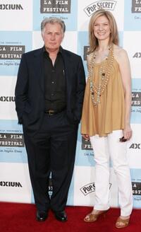 Martin Sheen and Dawn Hudson at the Los Angeles Film Festival opening night screening of the "Talk to Me".