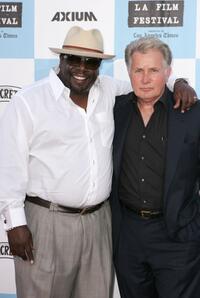 Martin Sheen and Cedric the Entertainer at the Los Angeles Film Festival opening night screening of "Talk to Me".