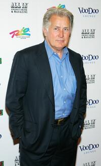 Martin Sheen at the Ante Up for Africa celebrity poker tournament during the World Series of Poker at the Rio Hotel and Casino.