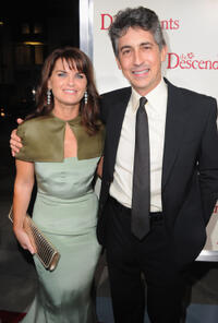 Mary Birdsong and Director Alexander Payne at the California premiere of "The Descendants."