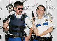 Ben Garant and Mary Birdsong at the special screening of "Reno 911!: Miami."