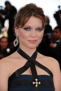 Lea Seydoux at the premiere of "Broken Embraces" during the 62nd International Cannes Film Festival.