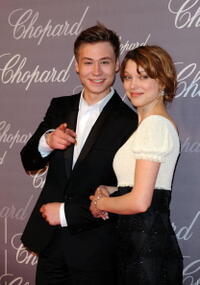 David Kross and Lea Seydoux at the Chopard Trophy during the 62nd International Cannes Film Festival.