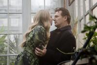 Amanda Seyfried as Chloe and Liam Neeson as David Stewart in "Chloe."