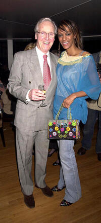 Nicolas Parsons and Judi Shekoni at the Thai Pavilion East Opens in London.