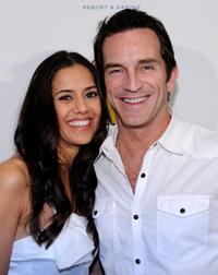 Sheetal Sheth and Jeff Probst at the world premiere of "Viva ELVIS."