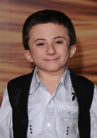 Atticus Shaffer at the premiere of "Tangled."
