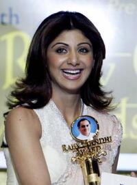 Shilpa Shetty at the 10th Rajiv Gandhi Award's.