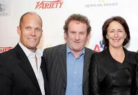 Charles Koones, Colm Meaney and Fiona Shaw at the Third Annual "Oscar Wilde: Honoring The Irish in Film" reception.