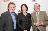 Colm Meaney, Fiona Shaw and Producer James L Brooks at the Third Annual "Oscar Wilde: Honoring The Irish in Film" reception.