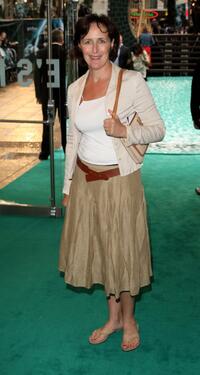 Fiona Shaw at the European premiere of "Harry Potter And The Order Of The Phoenix."