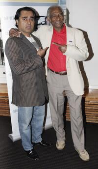 Sanjeev Bhaskar and Albert Moses at the Best Of British Comedy Lunch.
