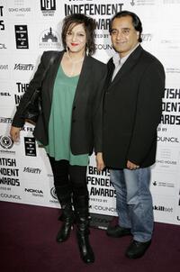 Meera Syal and Sanjeev Bhaskar at the British Independent Film Awards.