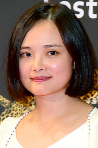 Shengze Zhu during the 72nd Locarn Film Festival.