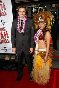 Dax Shepard and Guest at the premiere of "Forgetting Sarah Marshall."