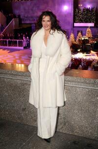 Brooke Shields at the 75th Rockefeller Center Christmas Tree Lighting Ceremony.