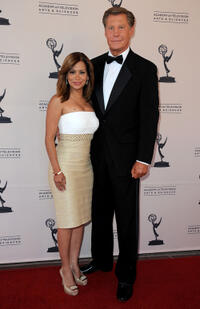 Sibilia Vargas and Kent Shocknek at the 63rd Los Angeles Area Emmy Awards in California.