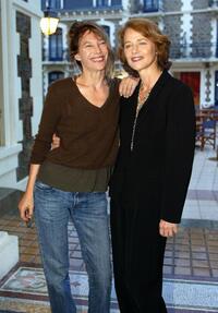 Jane Birkin and Charlotte Rampling at the Dinard British Film Festival.