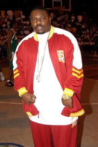 Beanie Sigel at the Kingdome basketball tournament championship finals.