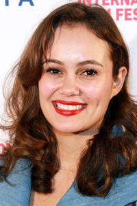 Dina Shihabi at the Hamptons International Film Festival premiere of "Amira & Sam."