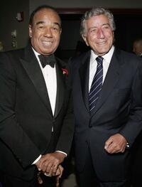 Bobby Short and Tony Bennett at the Surprise 80th Birthday Party For Bobby Short.
