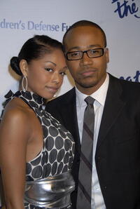 Columbus Short and actress Tanee McCall at the Defense Fund's 17th Annual 'Beat the Odds' Awards in Beverly Hills.