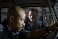 Columbus Short and Matt Dillon in "Armored."