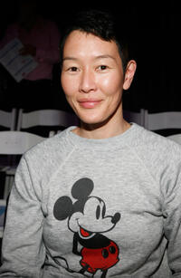 Jenny Shimizu at the DKNY Fall 2010 Fashion Show during the Mercedes-Benz Fashion Week in New York.