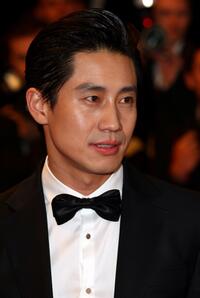 Shin Ha-kyun at the premiere of "Thirst" during the 62nd International Cannes Film Festival.