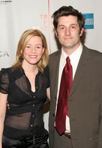 Elisabeth Banks and Michael Showalter at the screening of "The Baxter."