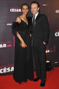 Karine Silla and Vincent Perez at the 36th French Cesar Film Awards 2011.