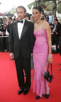 Vincent Perez and Karine Silla at the screening of "La Mala Educacion" during the 57th Cannes Film Festival Opening Ceremony.
