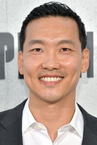 Eddie Shin at the premiere of "Peppermint" in Los Angeles.