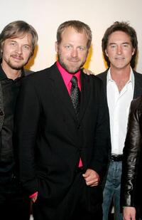 Stephen Nichols, Kin Shriner and Drake Hogestyn at the pre-party to benefit St. Jude Children's Research Hospital.