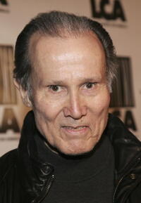 Henry Silva at the premiere of "Dealing Dogs."