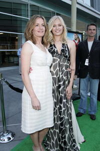 Elisabeth Shue and Carly Schroeder at the premiere of "Gracie."