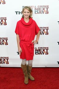 Ryan Simpkins at the New York premiere of "The Next Three Days."