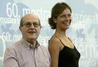 Director Manoel de Oliveira and Leonor Silveira at the Venice International Film Festival.