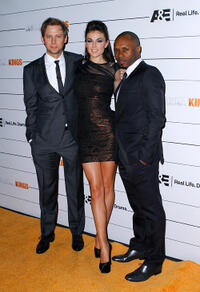 Jimmi Simpson, Serinda Swan and Malcom J. Goodwin at the New York premiere of "Breakout Kings."