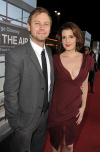 Jimmi Simpson and Melanie Lynskey at the California premiere of "Up In The Air."