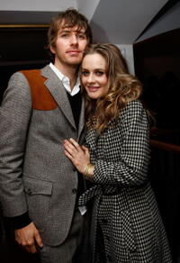 Alicia Silverstone and Christopher Jarecki at the "Movies Rock" A Celebration of Music In Film after party.