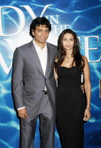 M. Night Shyamalan and wife Bhavna at the premiere of "Lady In The Water".