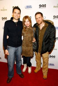 Graham Sibley, Tonya Cornelisse and Danny Roew at the 944 Magazine's party during the Sundance Film Festival.