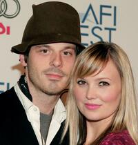 Scoot McNairy and Sara Simmonds at the AFI FEST 2007.