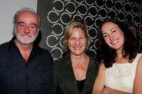 Ron McLarty, Kate Skinner and Nina Jacques at the after party of the opening of "Cycling Past The Matterhorn."