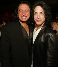 Gene Simmons and Paul Stanley at the "Tongue Magazine" release party.